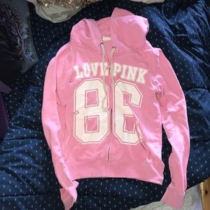 Victoria secrets zip up hoodie
